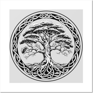 Tree Of Life Black & White Posters and Art